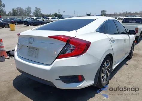 2016 Honda Civic Ex z USA, uszkodzony, nr VIN 2HGFC2F75GH562257
